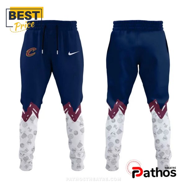 Cleveland Cavaliers NBA Peanuts & Snoopy Hoodie, Jogger