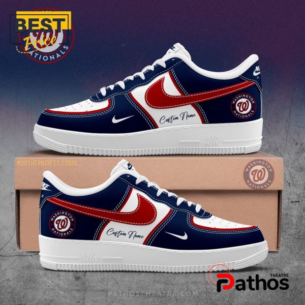 Custom Name Washington Nationals Air Force 1 Sneakers