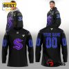 Custom NHL Seattle Kraken Black Hockey History Hockey Jersey