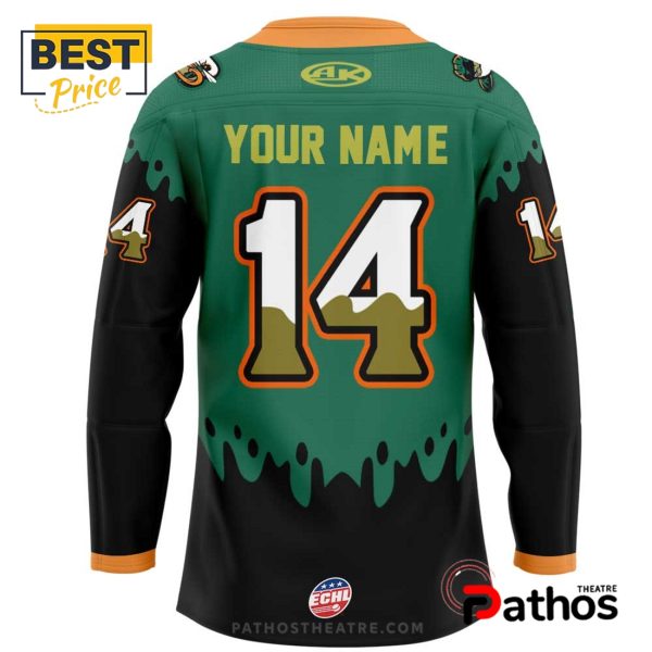 Custom Toledo Walleye Bullfrogs Hockey Jersey