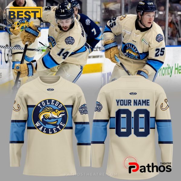 Custom Toledo Walleye Hockey Heritage Hockey Jersey