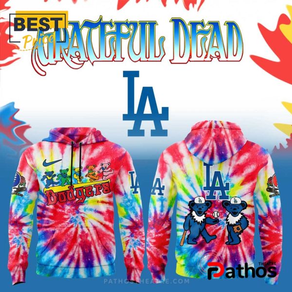Dodgers x Grateful Dead New Hoodie, Cap