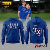 Evan Carter Texas Rangers x Jesus Won Hoodie