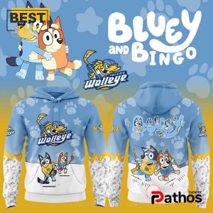 2025 Toledo Walleye x Bluey and Bingo Hoodie, Cap