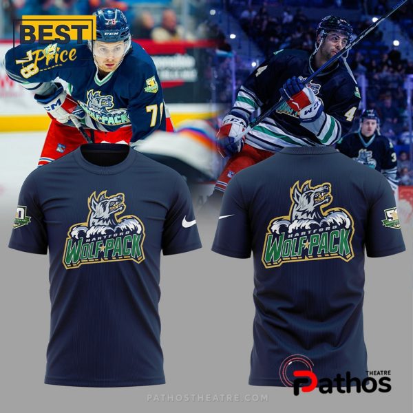 Hartford Wolf Pack Good as Gold Navy Hoodie