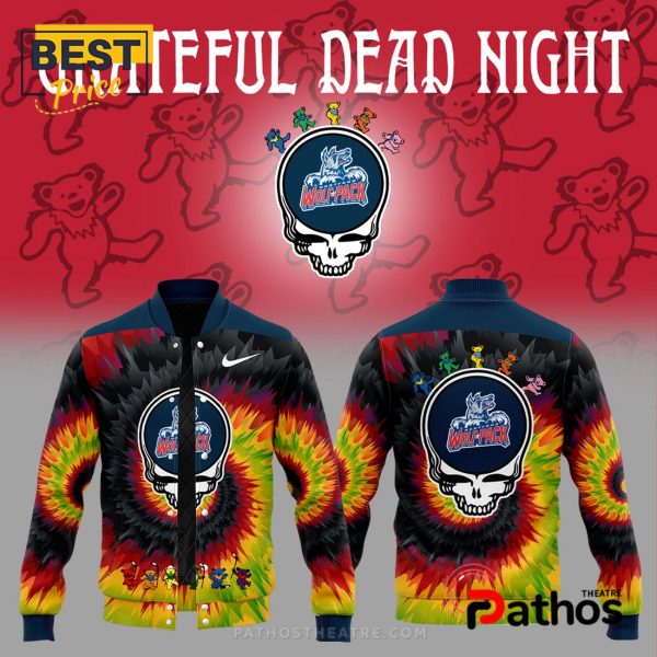 Hartford Wolf Pack Grateful Dead Night Baseball Jacket