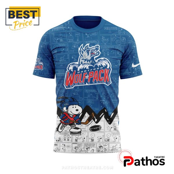 Hartford Wolf Pack Peanuts Night Anniversary Hoodie