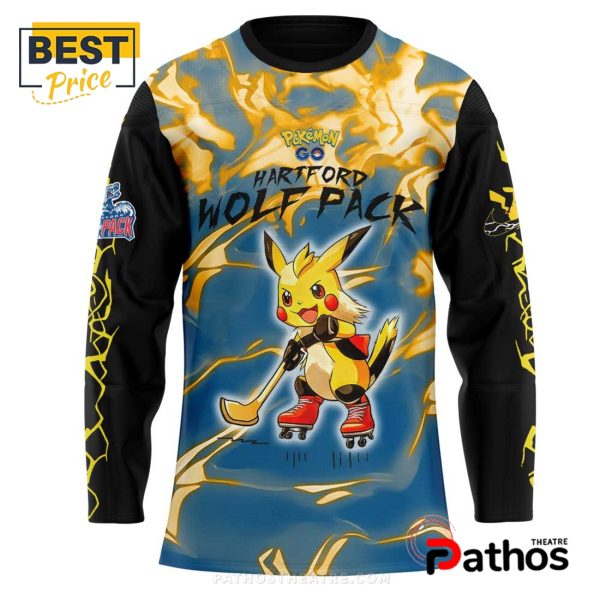 Hartford Wolf Pack x Pokémon GO Hockey Jersey