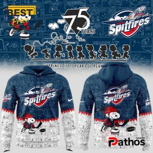 Windsor Spitfires 75th Anniversary of Peanuts Hoodie, Cap