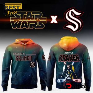 Seattle Kraken NHL x Star War New Hoodie, Cap