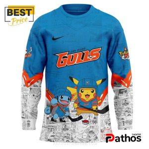 san diego gulls x pokemon new hockey jersey 2 SFNxs