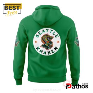 seattle kraken nhl green night hoodie jogger cap 3 8e3ee