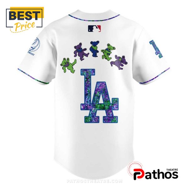 Los Angeles Dodgers MLB Grateful Dead Night Baseball Jersey