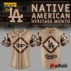 Los Angeles Dodgers MLB Native American Heritage Baseball Jersey