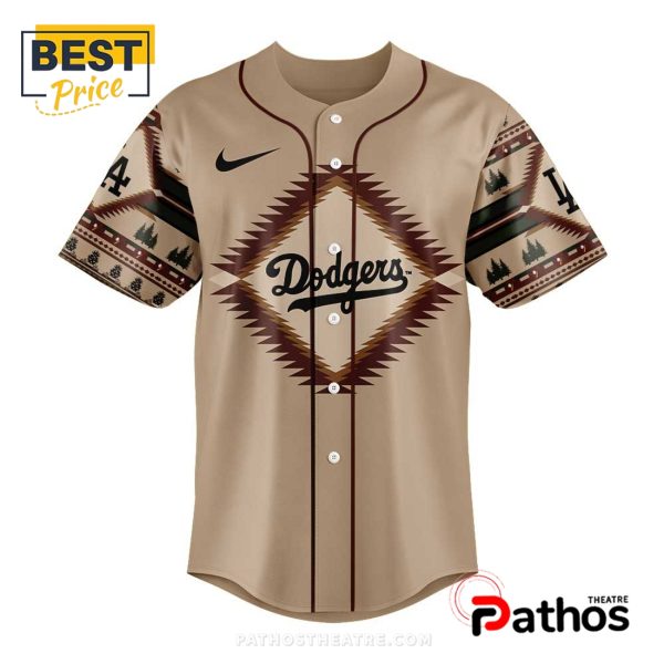 Los Angeles Dodgers MLB Native American Heritage Baseball Jersey