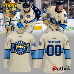 Custom Toledo Walleye Hockey Heritage Hockey Jersey