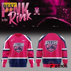 worcester railers pink in the rink hoodie 2 NB2m9