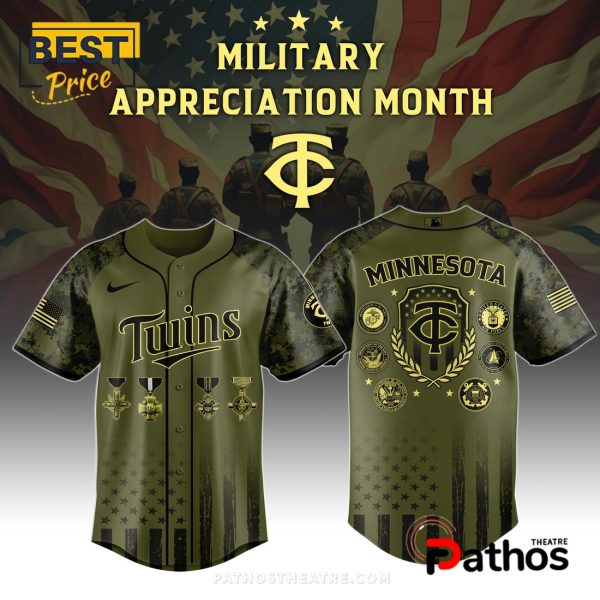 Minnesota Twins MLB x Military Appreciation Baseball Jersey