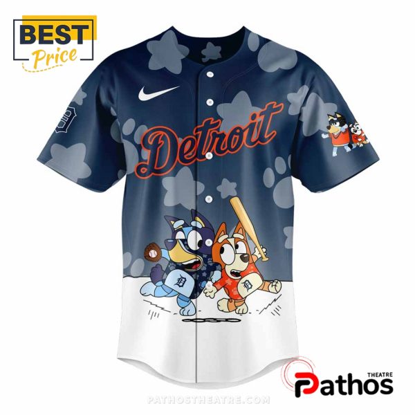 MLB Detroit Tigers x Bluey and Bingo Baseball Jersey