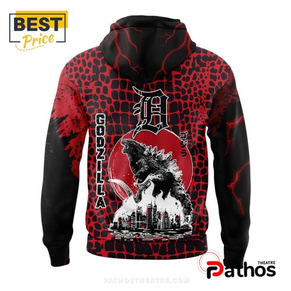 MLB Detroit Tigers x Godzilla Hoodie