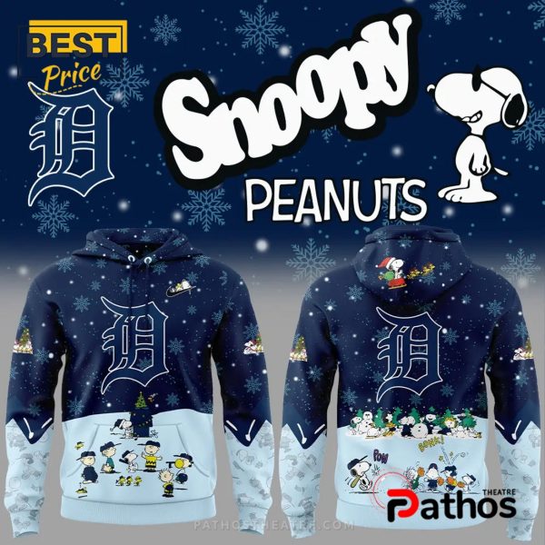 New Detroit Tigers Peanuts & Snoopy Hoodie