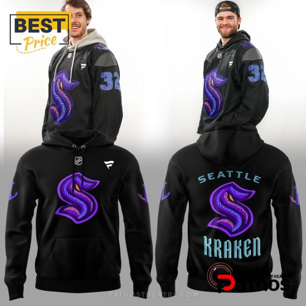 NHL Seattle Kraken Black Hockey History Hoodie, Jogger