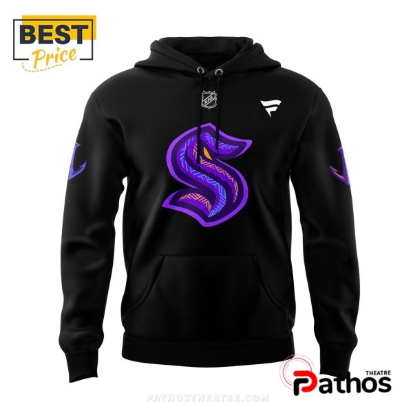 NHL Seattle Kraken Black Hockey History Hoodie, Jogger