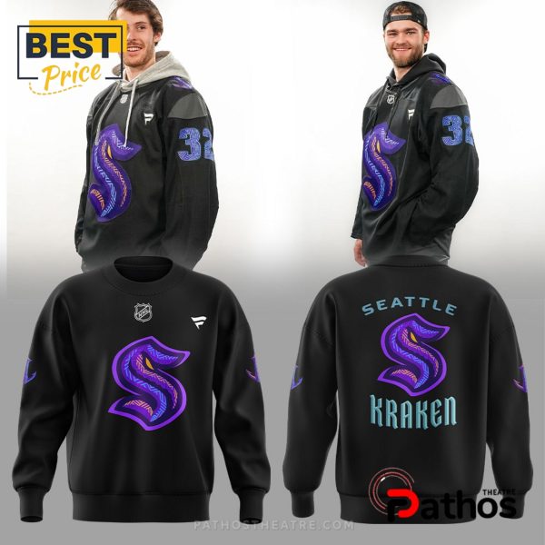 NHL Seattle Kraken Black Hockey History Night Hoodie