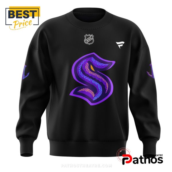 NHL Seattle Kraken Black Hockey History Night Hoodie