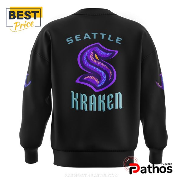 NHL Seattle Kraken Black Hockey History Night Hoodie