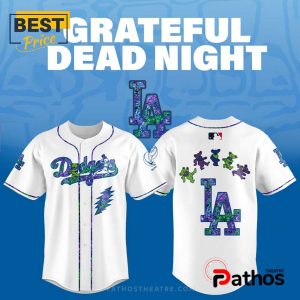 Los Angeles Dodgers MLB Grateful Dead Night Baseball Jersey