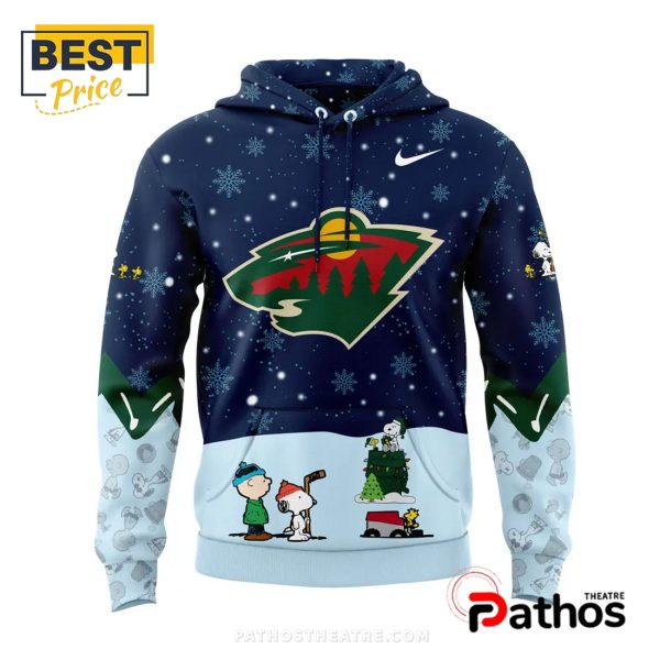 Peanuts & Snoopy Night Nike Minnesota Wild Hoodie