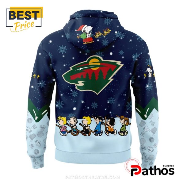 Peanuts & Snoopy Night Nike Minnesota Wild Hoodie