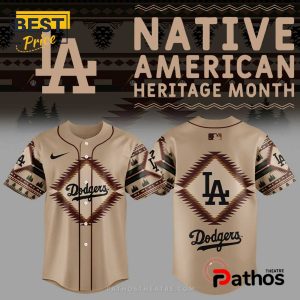 Los Angeles Dodgers MLB Native American Heritage Baseball Jersey