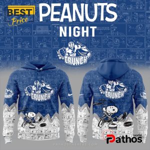 Syracuse Crunch 2025 Peanuts Night Hoodie, Cap