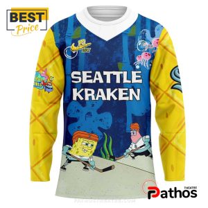 seattle kraken nhl x spongebob squarepants hockey jersey 2 9BQeh
