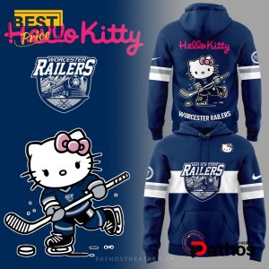 Worcester Railers x Hello Kitty Navy Hoodie, Jogger