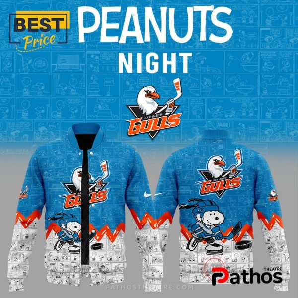 San Diego Gulls Anniversary of Peanuts Baseball Jacket