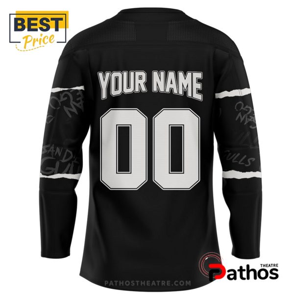 San Diego Gulls Custom Emo Night Hockey Jersey