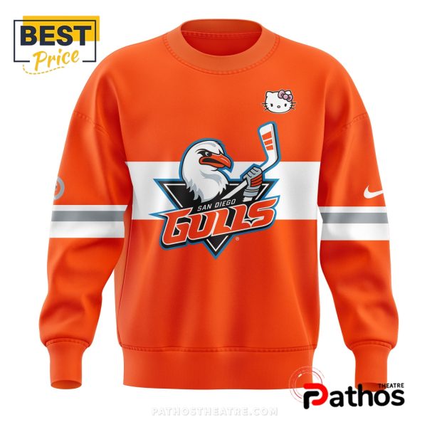 San Diego Gulls x Hello Kitty Orange Hoodie