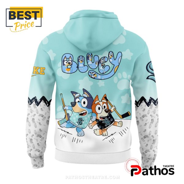 Seattle Kraken NHL Bluey and Bingo Hoodie
