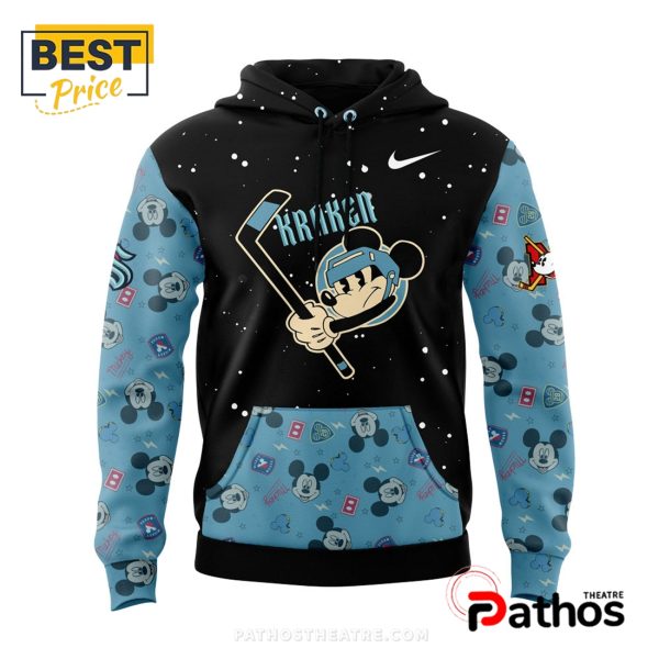 Seattle Kraken NHL Mickey & Friends Hoodie, Cap