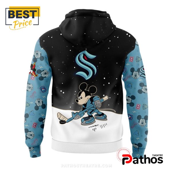 Seattle Kraken NHL Mickey & Friends Hoodie, Cap