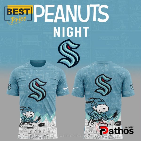 Seattle Kraken NHL Peanuts Night Hoodie