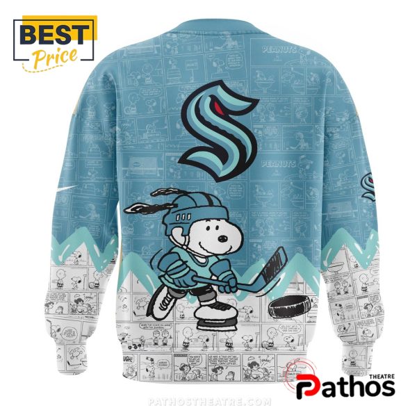Seattle Kraken NHL Peanuts Night Hoodie