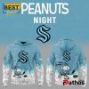 Seattle Kraken NHL Peanuts Night Hoodie, Cap