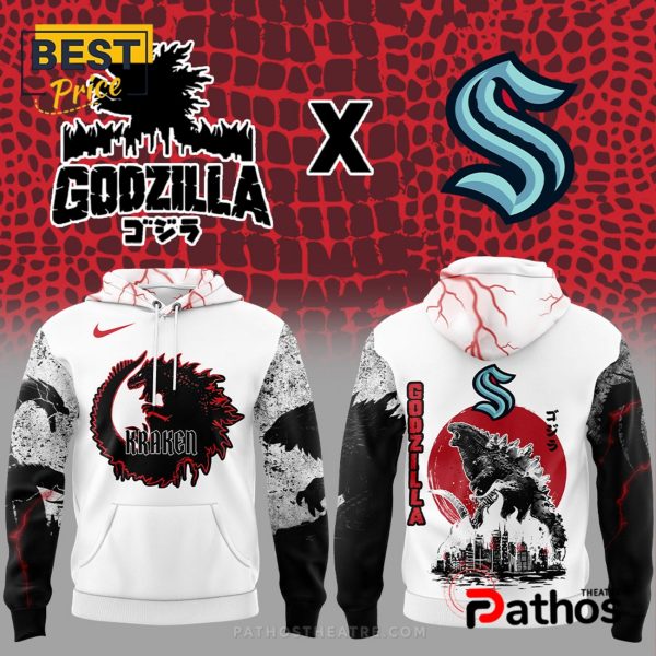 Seattle Kraken NHL x Godzilla Hoodie, Jogger