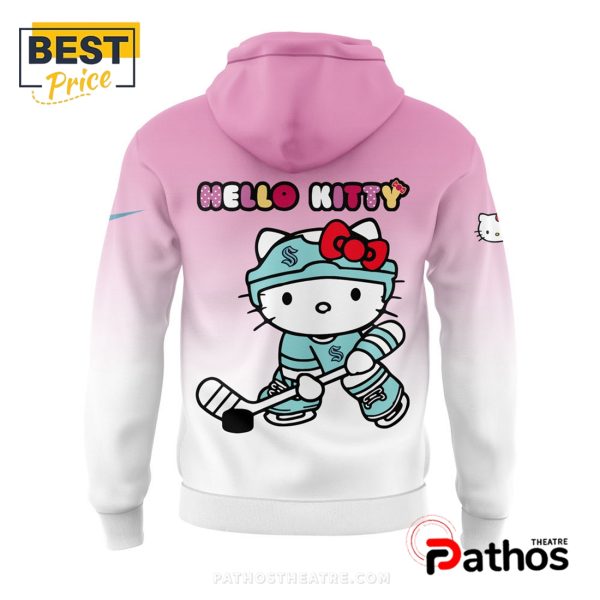 Seattle Kraken NHL x Hello Kitty Camouflage Hoodie, Cap