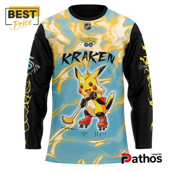 Seattle Kraken NHL x Pokémon GO Hockey Jersey