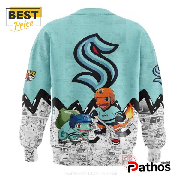 Seattle Kraken NHL x Pokémon New Hoodie